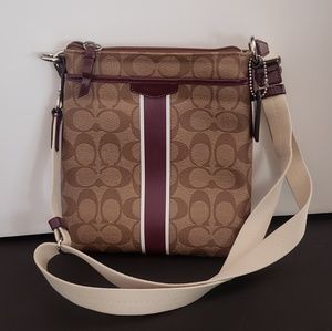 Signature COACH Kitt Crossbody Messenger bag